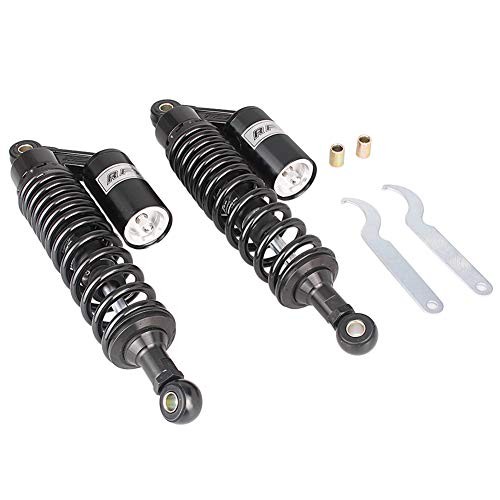 12.6 inch Universal Motorcycle Rear Air Shock Absorbers 320mm for HONDA Black