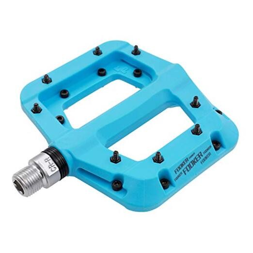 Blue Non-Slip MTB Pedals – 3 Bearing Non-Slip Lightweight – 3 Bearing