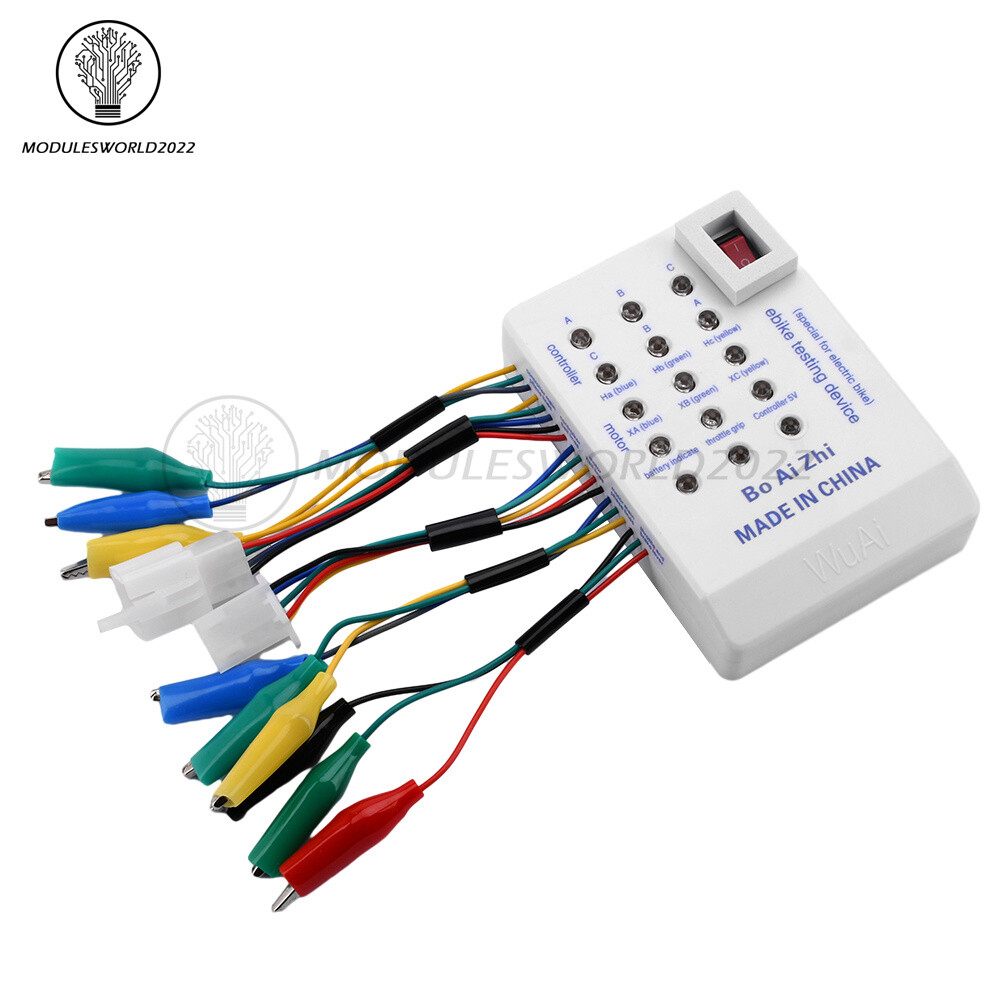 24-72V Brushless Motor Tester Ebike Testing Device Electric Hall Tester Detector