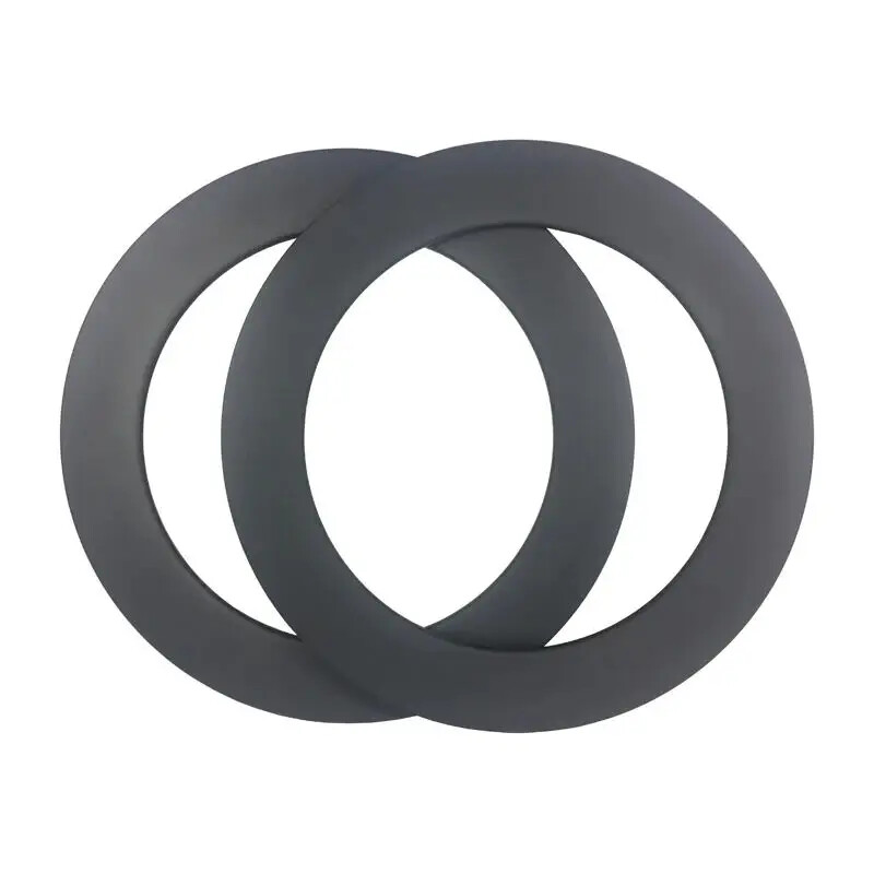 700c Road Bike Carbon Rims Symmetric External Nipples Wheel 88x25mm 24H Tubeless