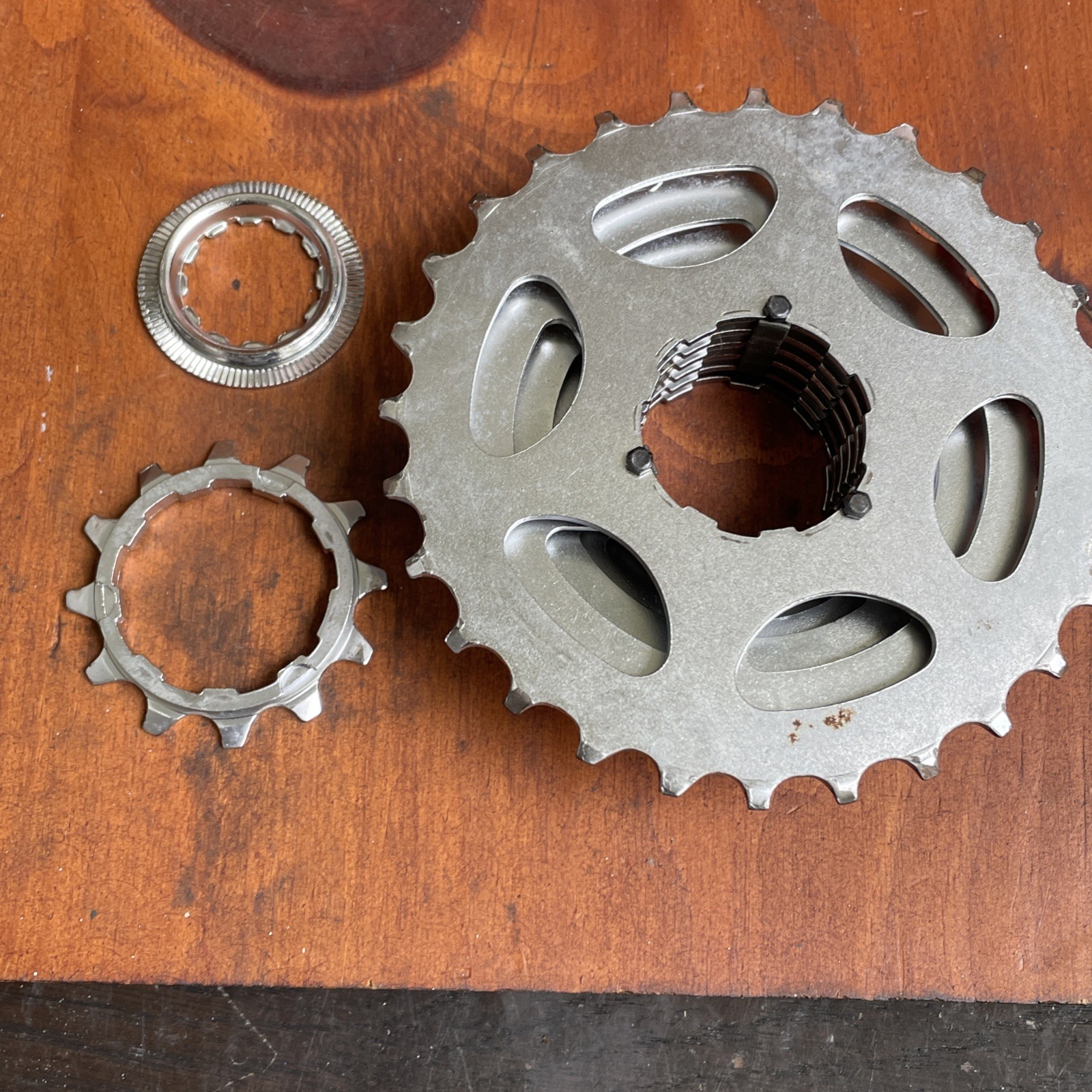 Vintage SHIMANO Hyperglide HG-70 7 Speed Cassette 12-28t MTB Silver GC