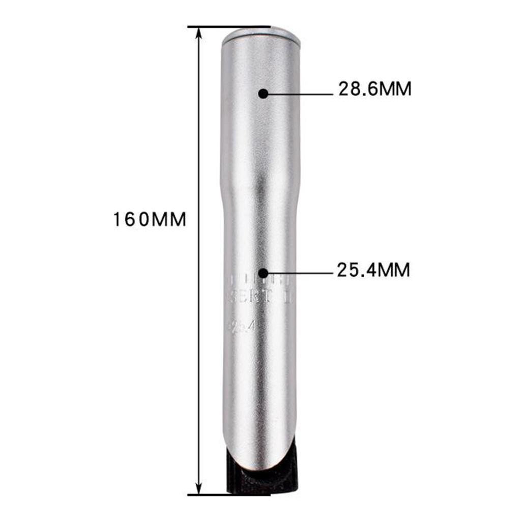 Premium Bike Quill Stem Adapter Sturdy 22.2/25.4mm Quill Repair Component