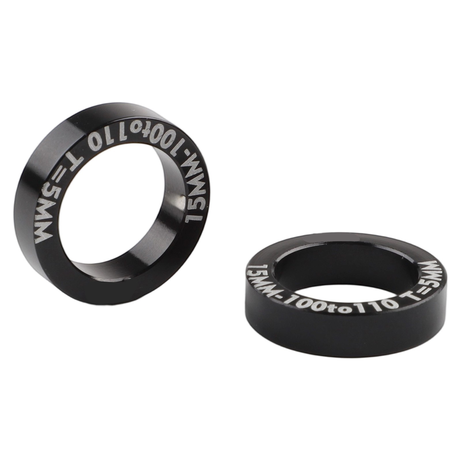 1 Pair Aluminum Bicycle Hub Conversion Spacers Boost Hub Gaskets Kit Black/Red