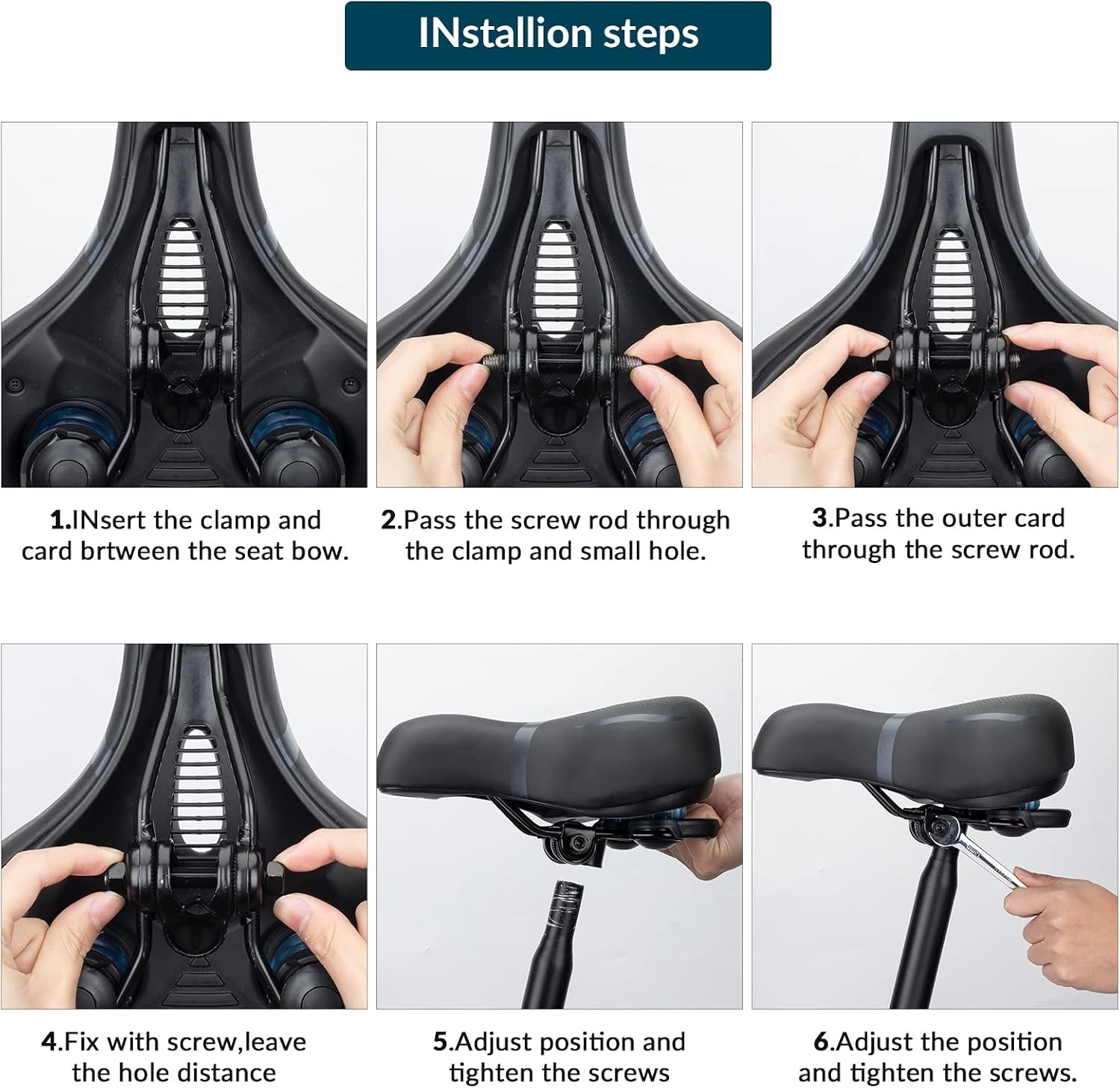 ROCKBROS Bicycle Saddle Comfort Ergonomic Seat Gel Hollow Breathable Shockproof