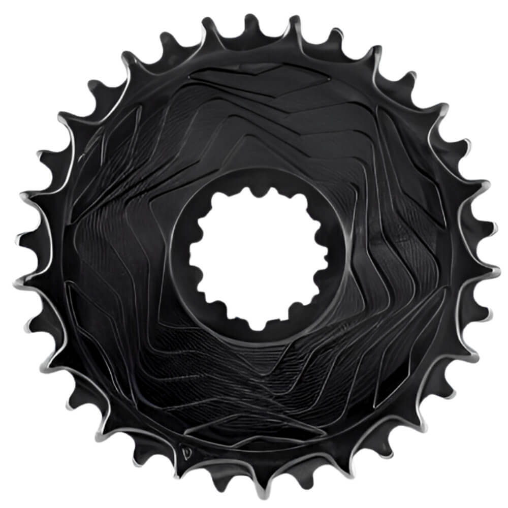 ALUGEAR Aero Boost Chainring for SRAM. Black