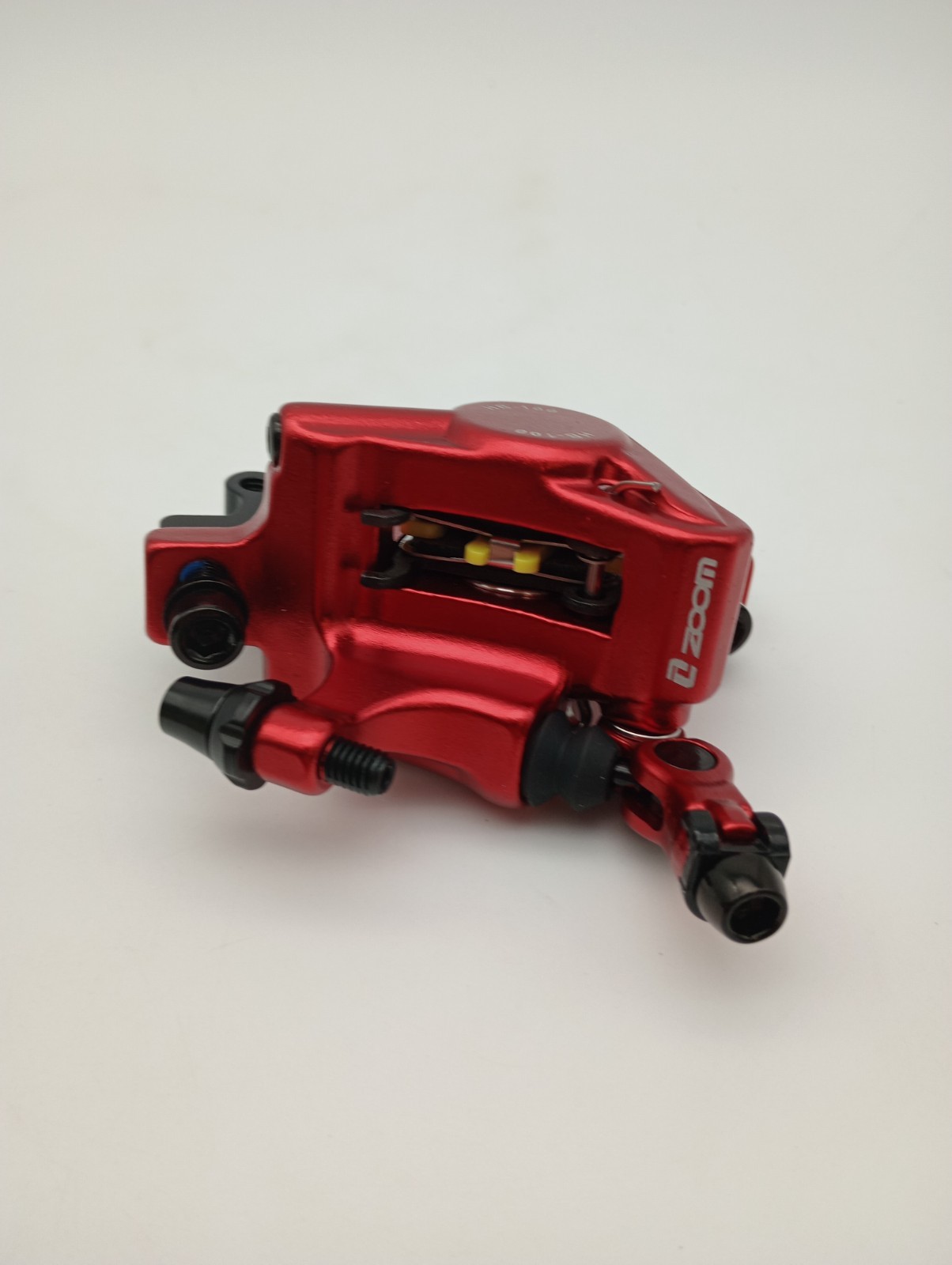 Hydraulic Disc Brake Calipers for Mountain Bikes – Front & Rear Set, Red, XTech