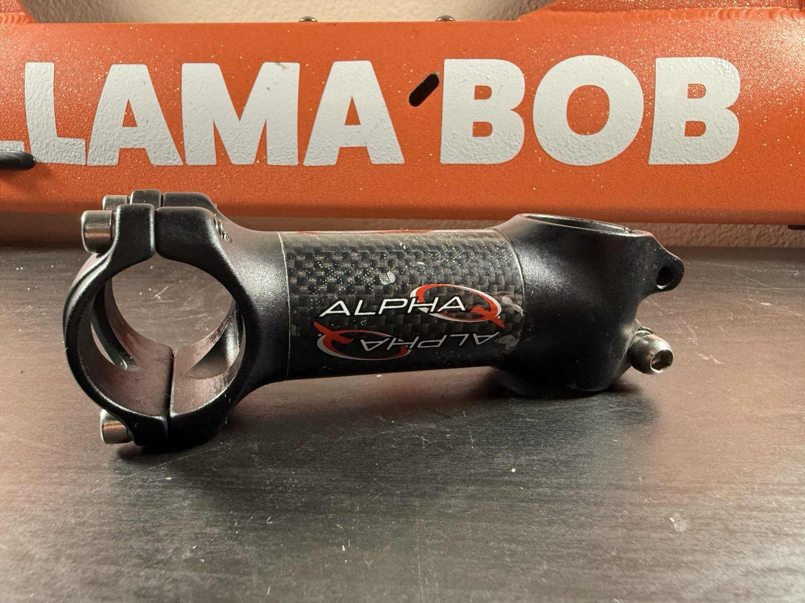 Alpha Q 100mm BLACK Threadless 1-1/8″ 31.8mm Bike Stem Carbon Fiber Aluminum #17