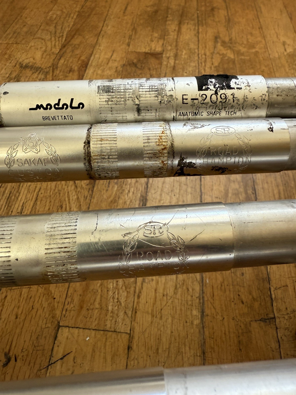 Vintage SR Sakae Drop Bar Handlebar Lot of 4 – 25.4mm Road Champion, GT, Modolo