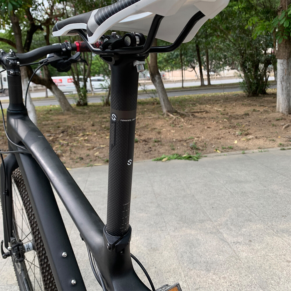 Carbon Fiber Seatpost 27.2/30.8/31.6*350/400mm Seat Post For Mountain Road Bike
