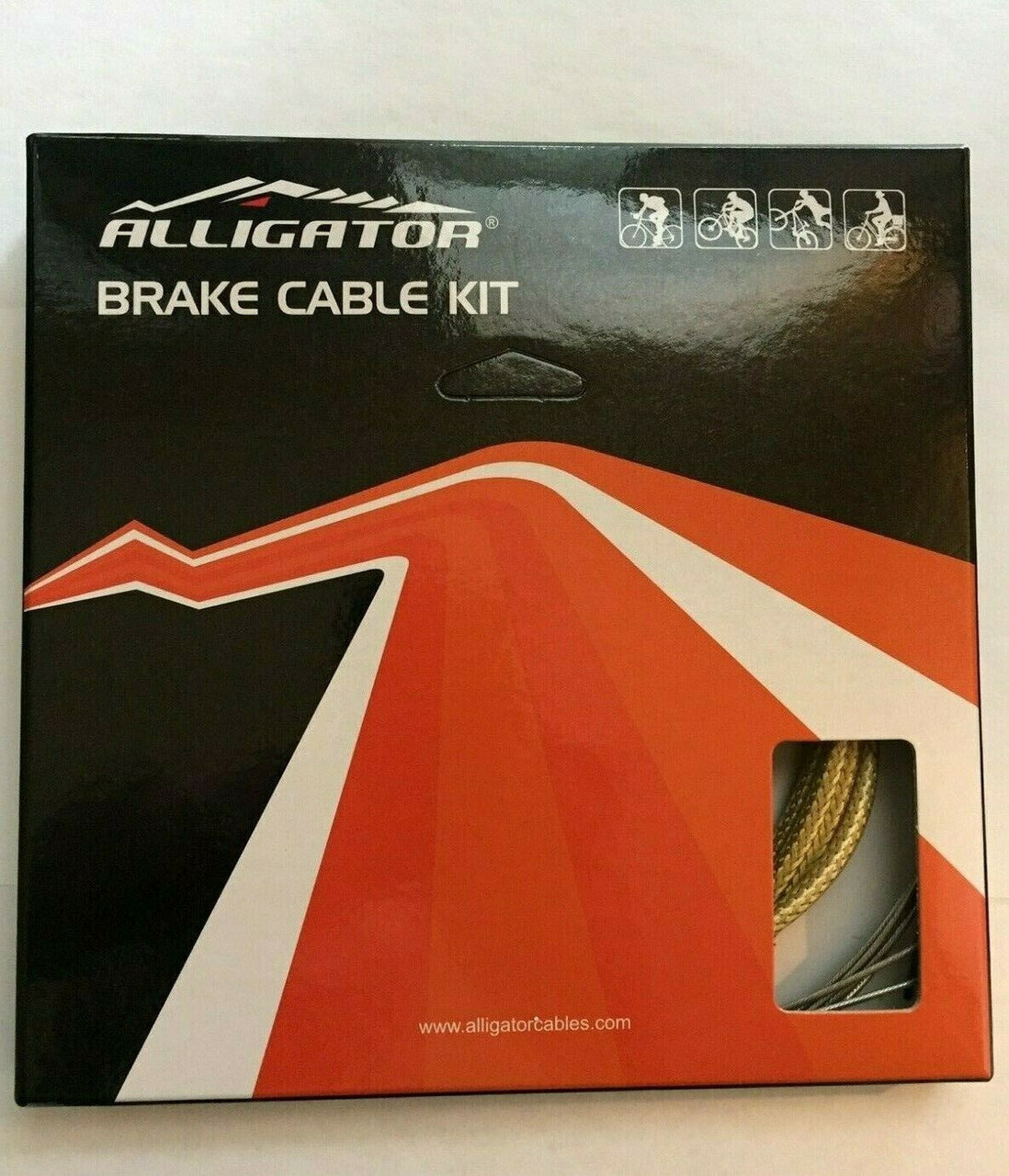 Alligator Bicycle Front/Rear Brake Cable Kit for (SUITABLE FOR CAMPAGNOLO) – Gol