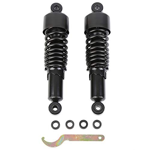 Samger Motorcycle 1 Pair 267mm 10.5″ Rear Shock Absorber Rear Suspension Black