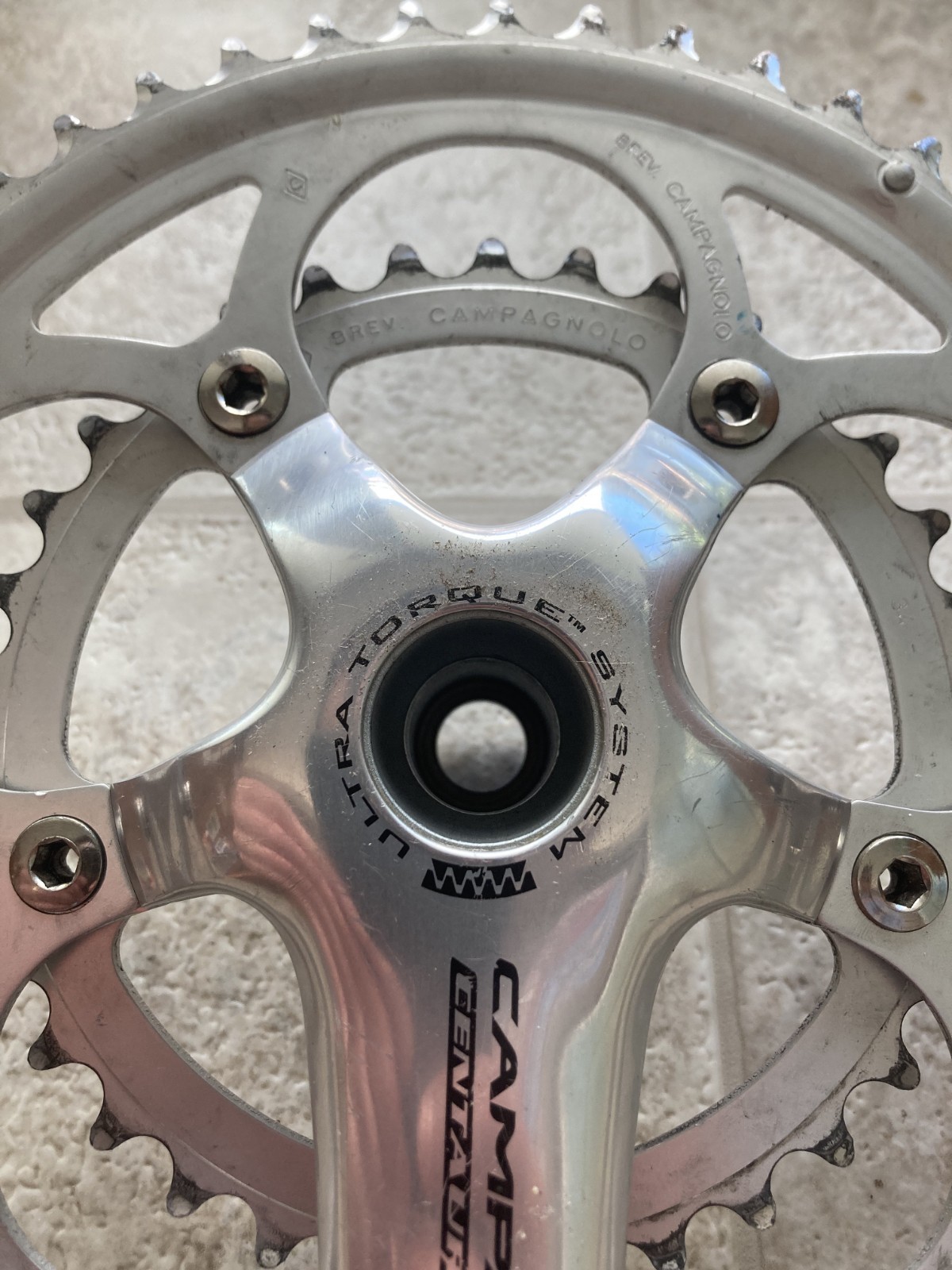 Campagnolo Centaur Crankset 10 Speed Ultra Torque, 50/34, 175mm w/ Italian BB