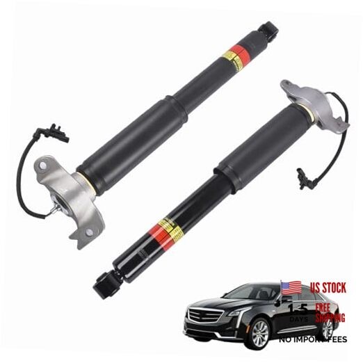 Pair Rear Shock Absorbers Struts with Upper Mount Electric Assembly Compatible