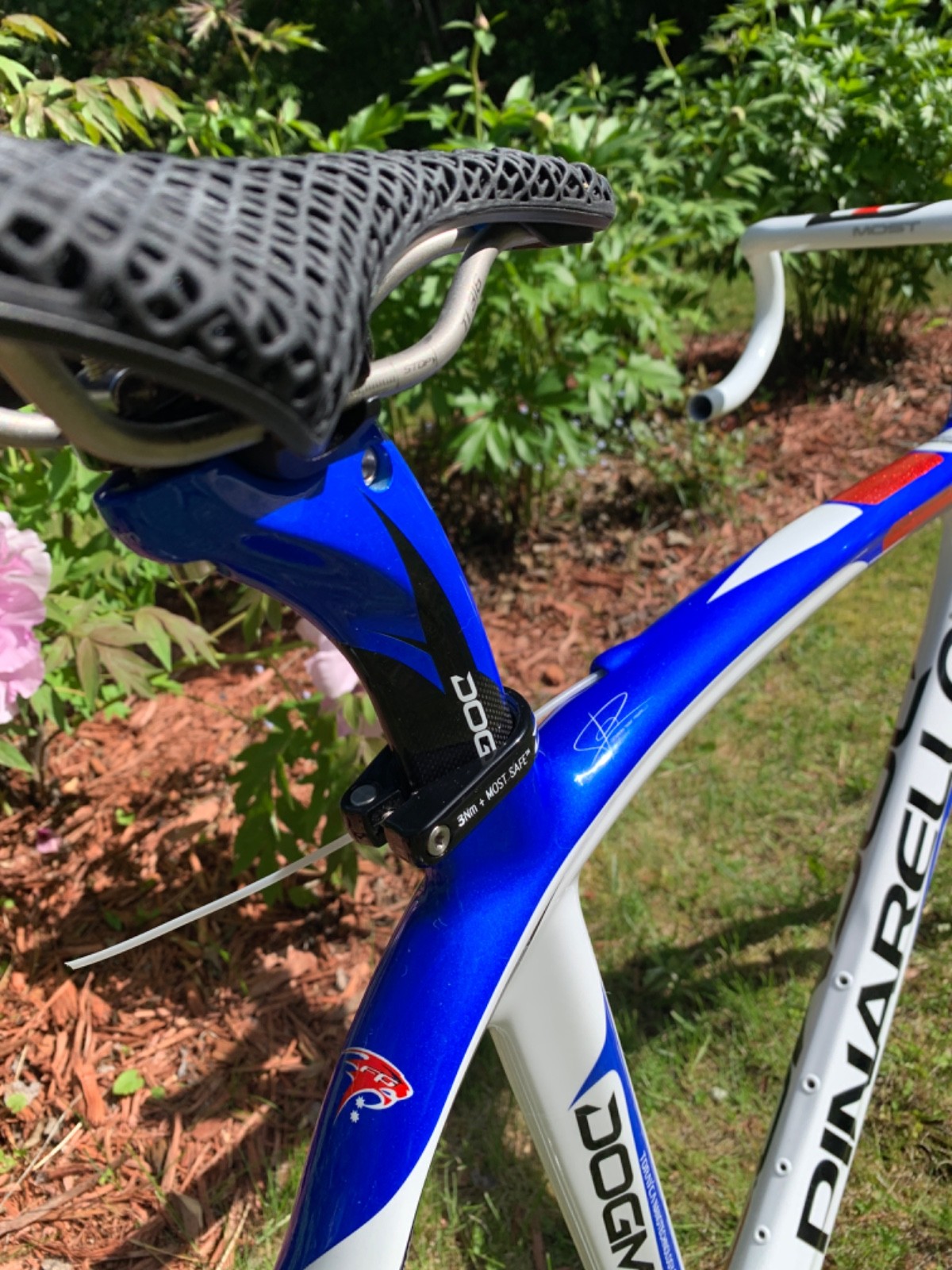 New! Pinarello Dogma 2 55cm frame + Selle Italia 3D + Most Talon 120 x 460