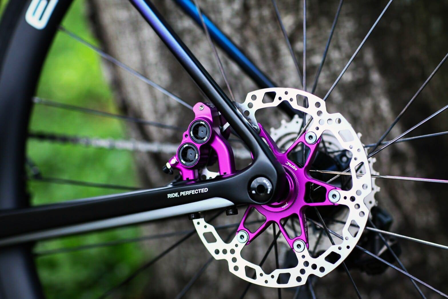 Juin Tech ETF Road CX eBike Cycle 4-Piston Hydraulic Brake Caliper for 160mm