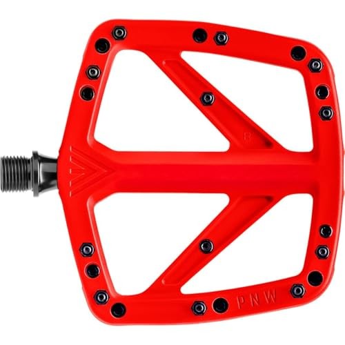 Really Red Bicycle Pedals Fiberglass Reinforced Nylon 390g Sold in Pairs