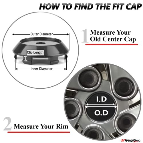 70mm 2.76″ Wheel Center Caps Compatible with XXR 527 OD 70mm, ID 63mm Black