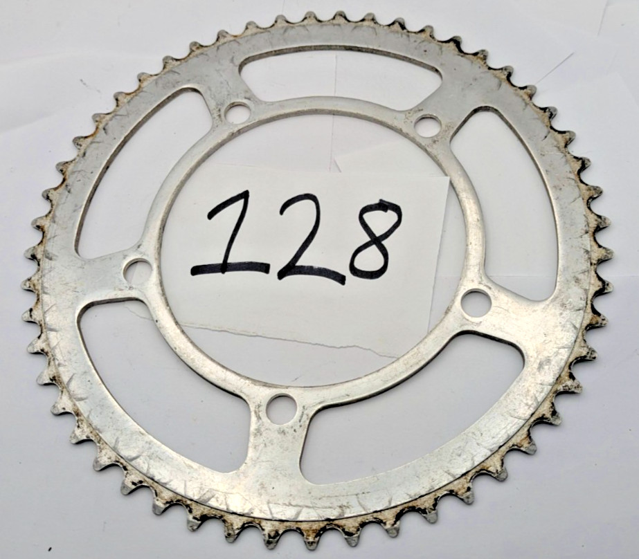Vintage Nervar 52 52T TOOTH Chain Ring 128 BCD 70s French Road Bike
