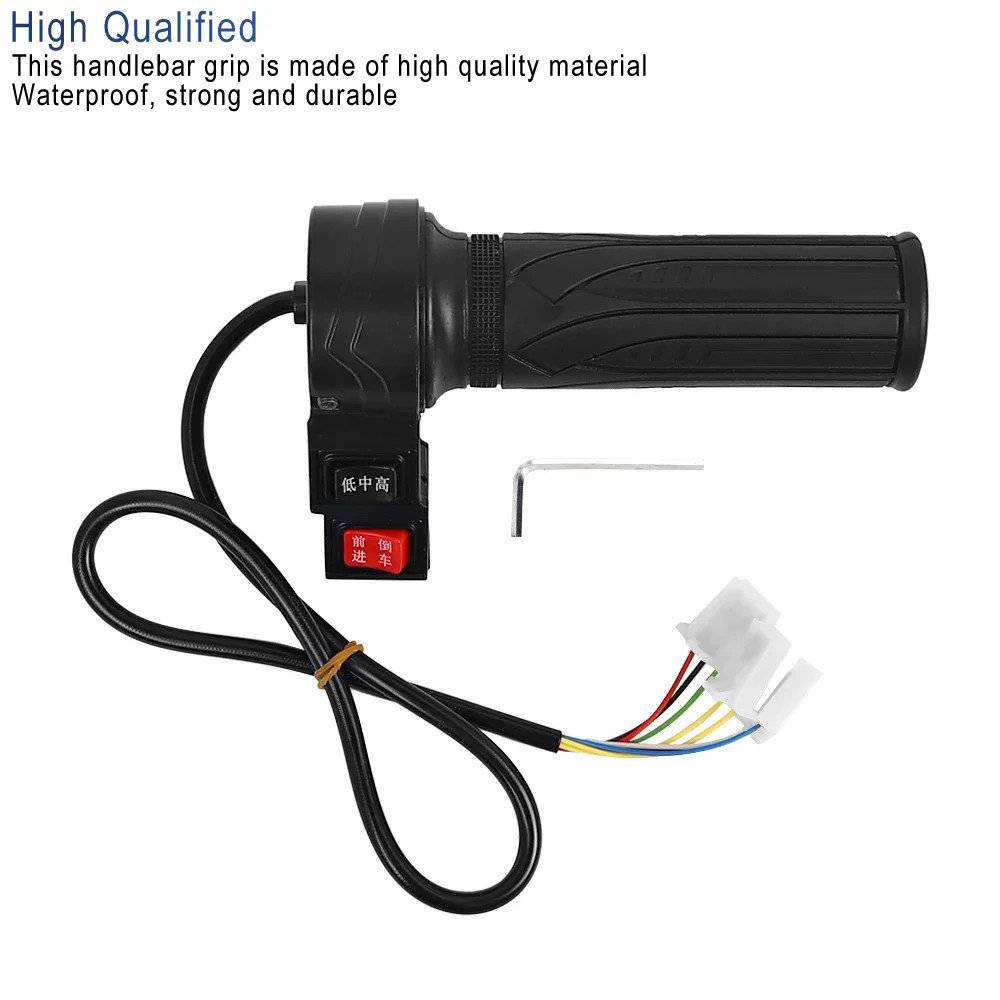 Accelerator Throttle Handle Grip Electric Bike Scooter Bicycle Speed Controller
