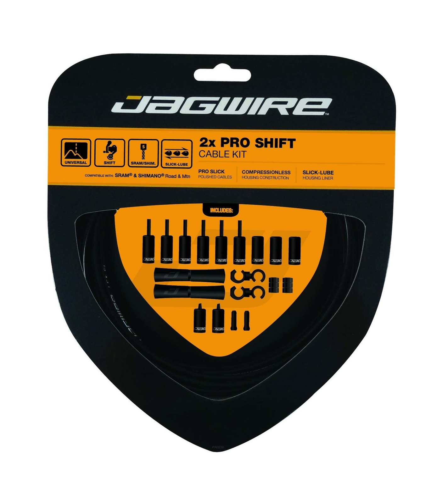 Jagwire – Universal 2X Pro Shift Kit |for Road, MTN, and Gravel Bike | SRAM a…