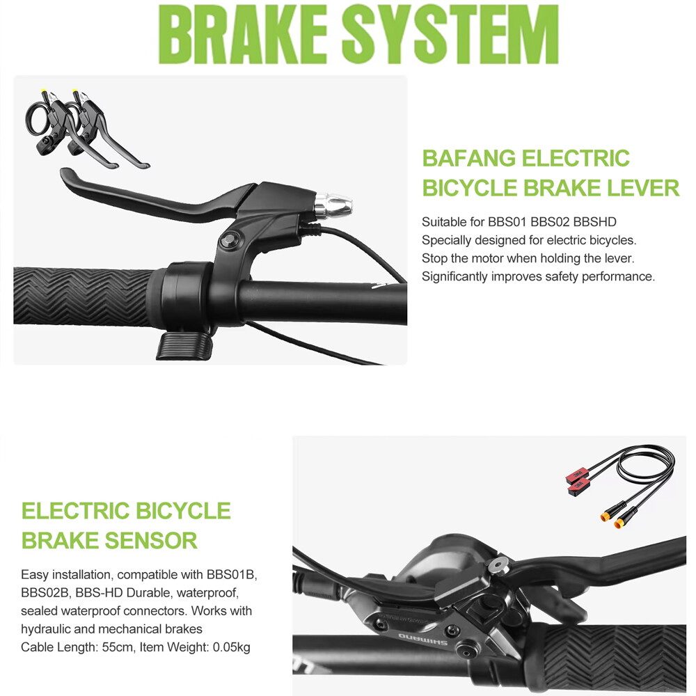 Bafang 52V1000W Electric Bicycle Conversion Kits BBSHD Mid Motor Kit 68-73mm US