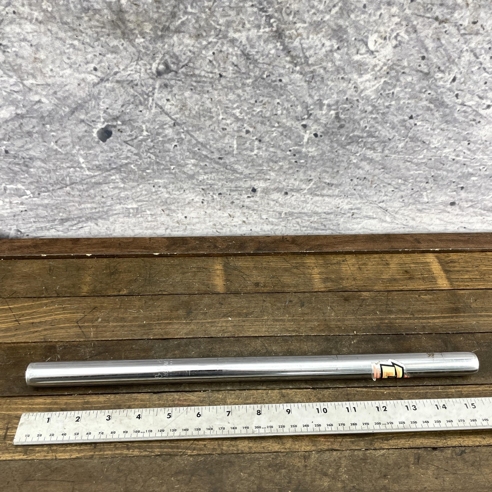 Vintage DYno BMX Seatpost 22.2mm Silver 395g Old School BMX Straight