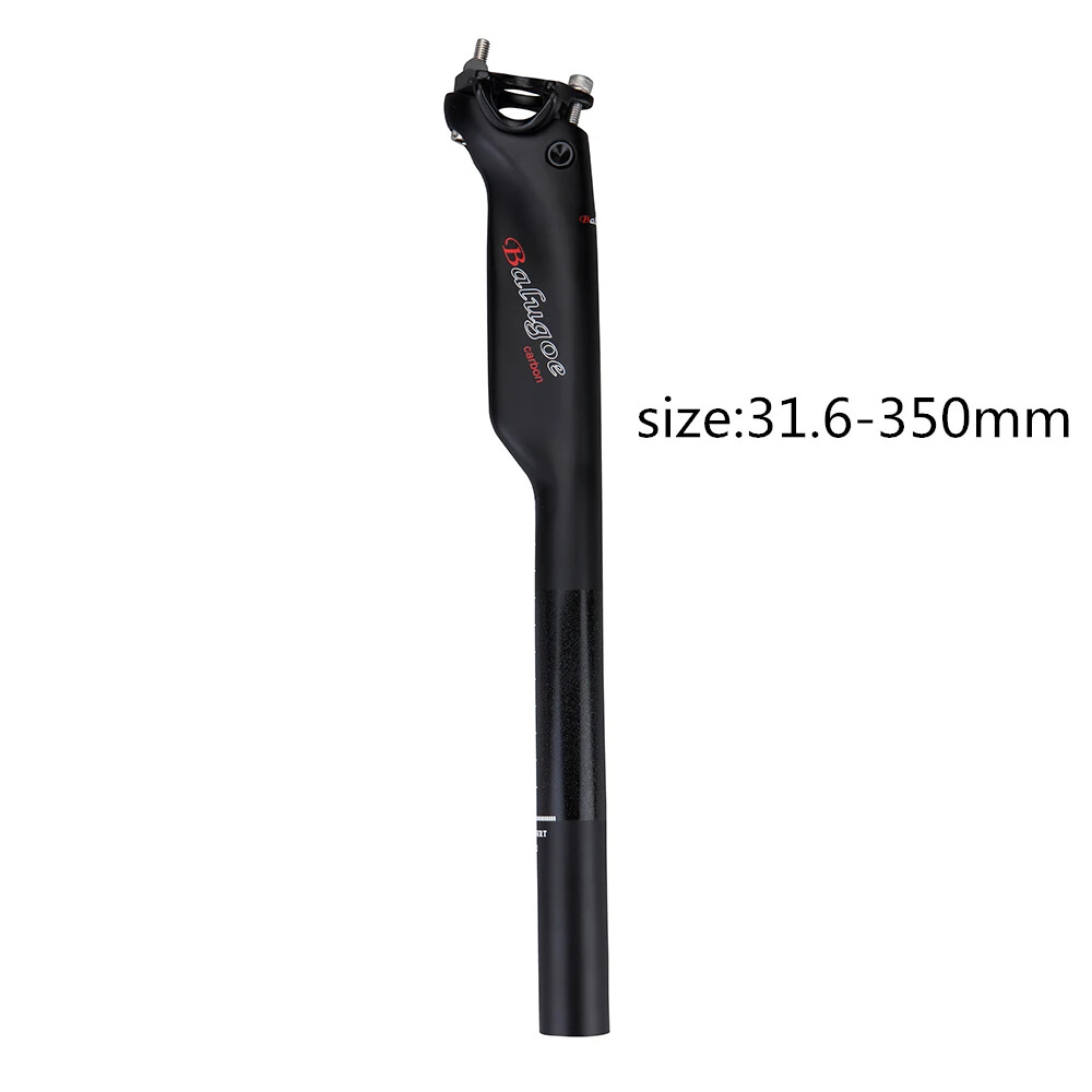 Carbon Fiber Bike Seat Post Saddle Tube Handlebar Stem Genuine Shock Car Car Rod