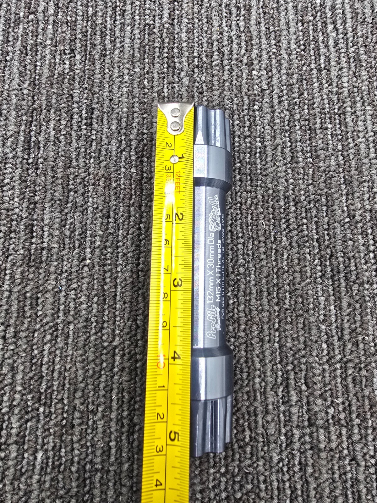 Profile Racing Crank Axle 30mm Tapered 8 Spline 132mm (Elite AL)
