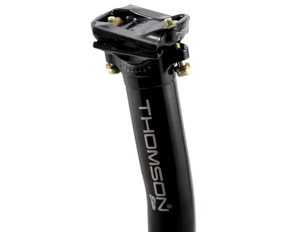 Thomson Elite Setback Seatpost – 31.6 x 367mm Black