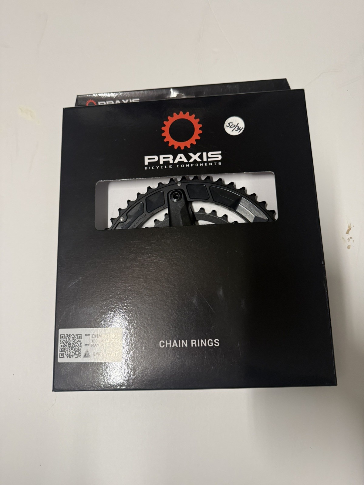 PRAXIS Works X-KIT Chainring/Spider Set 50/34T Direct Levantine II. 10-11-12 sp
