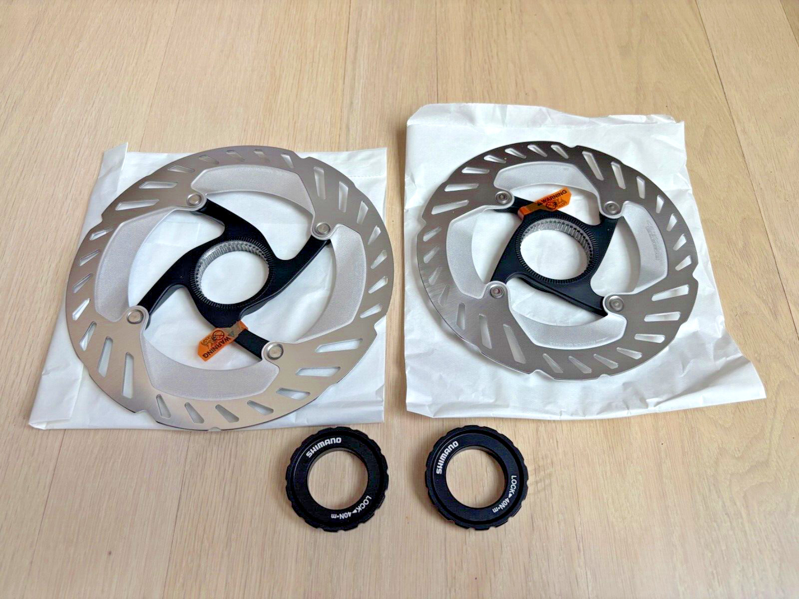 Shimano Ultegra/GRX RT-CL800 Center Lock Disc Brake Rotors 140mm + 160mm