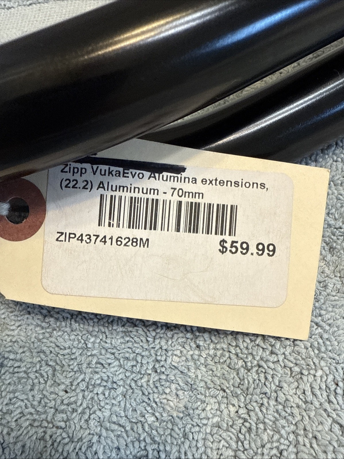 Zipp Vuka Alumina Evo 70 Aerobar Extensions 22.2 – 360mm long [tyo]
