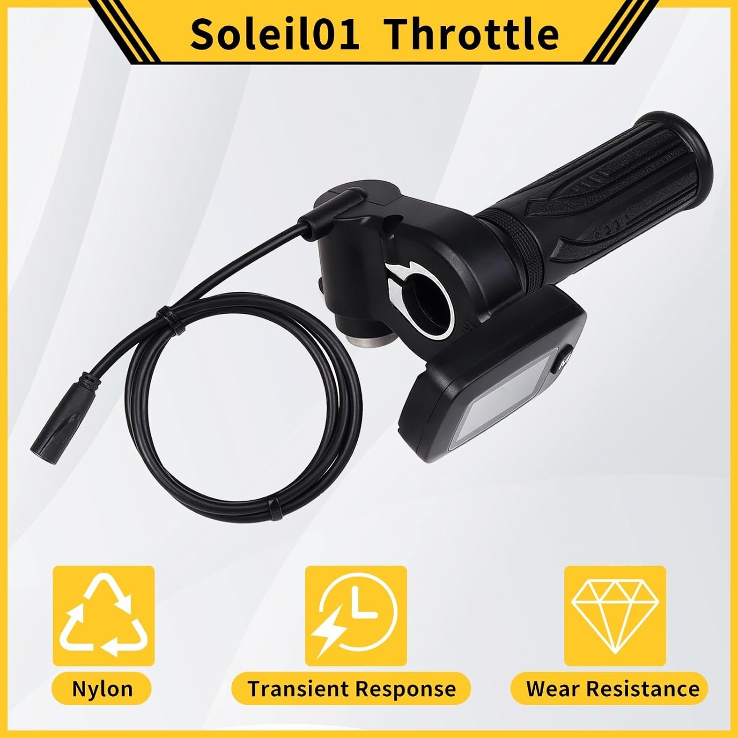 Ebike Speedometer Throttle with M Button for Tutto Tutti Soleil 01 Motorcycle