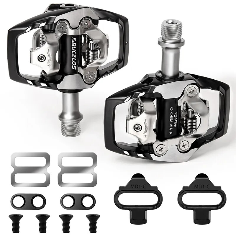 MTB Bicycle Lock Pedal 9/16» MTB Clipless Pedal for SPD Self-locking Pedals