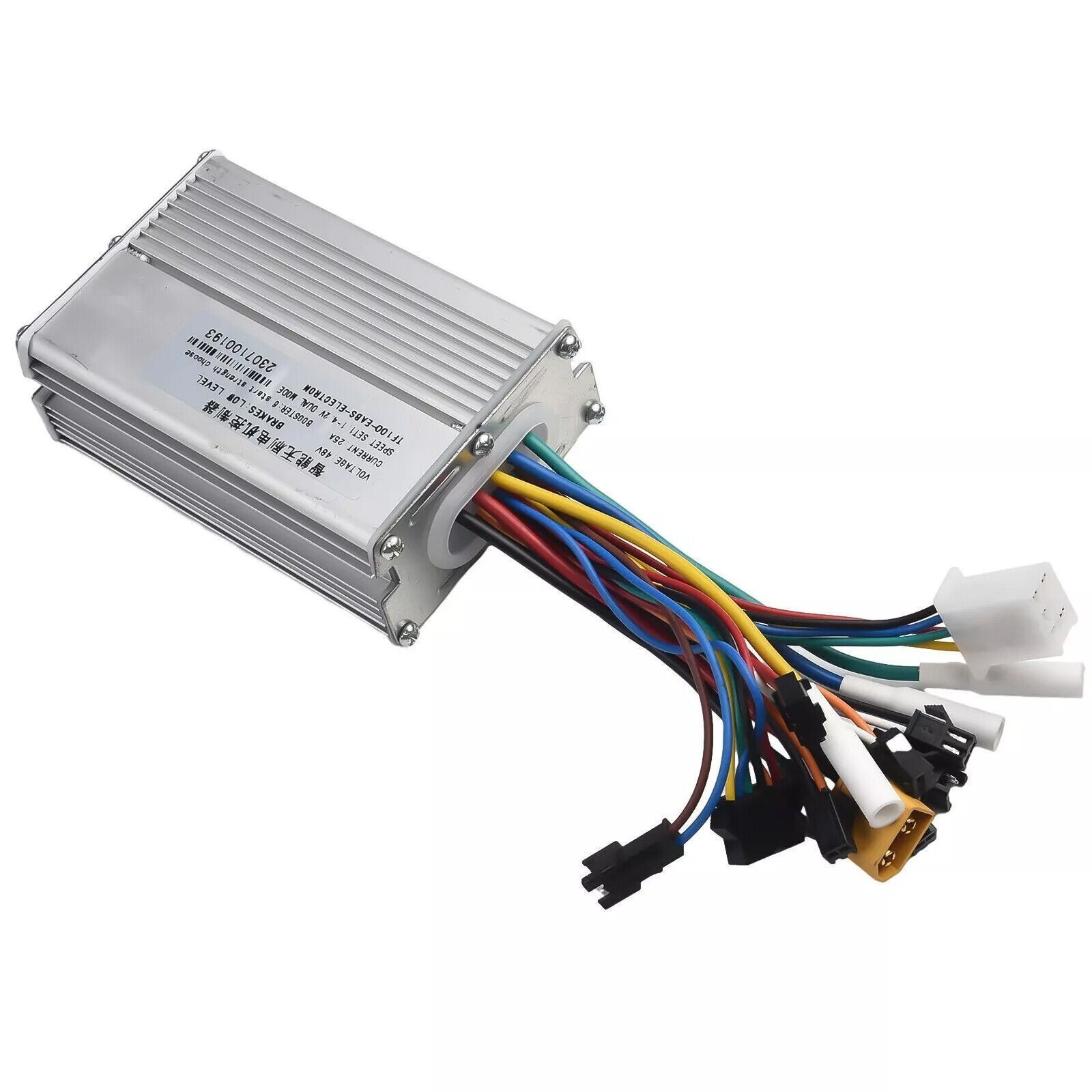 1200W 48V-25A Brushless Motor Controller & LCD Display + 6 Pin Cable For Scooter