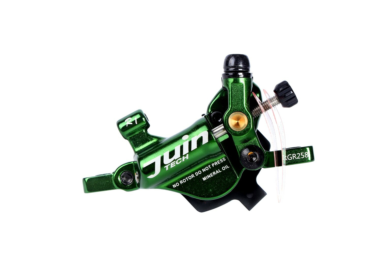 Juin Tech R1 Road Cyclocross Gravel Riding Bike Hydraulic Disc Brake Set Green