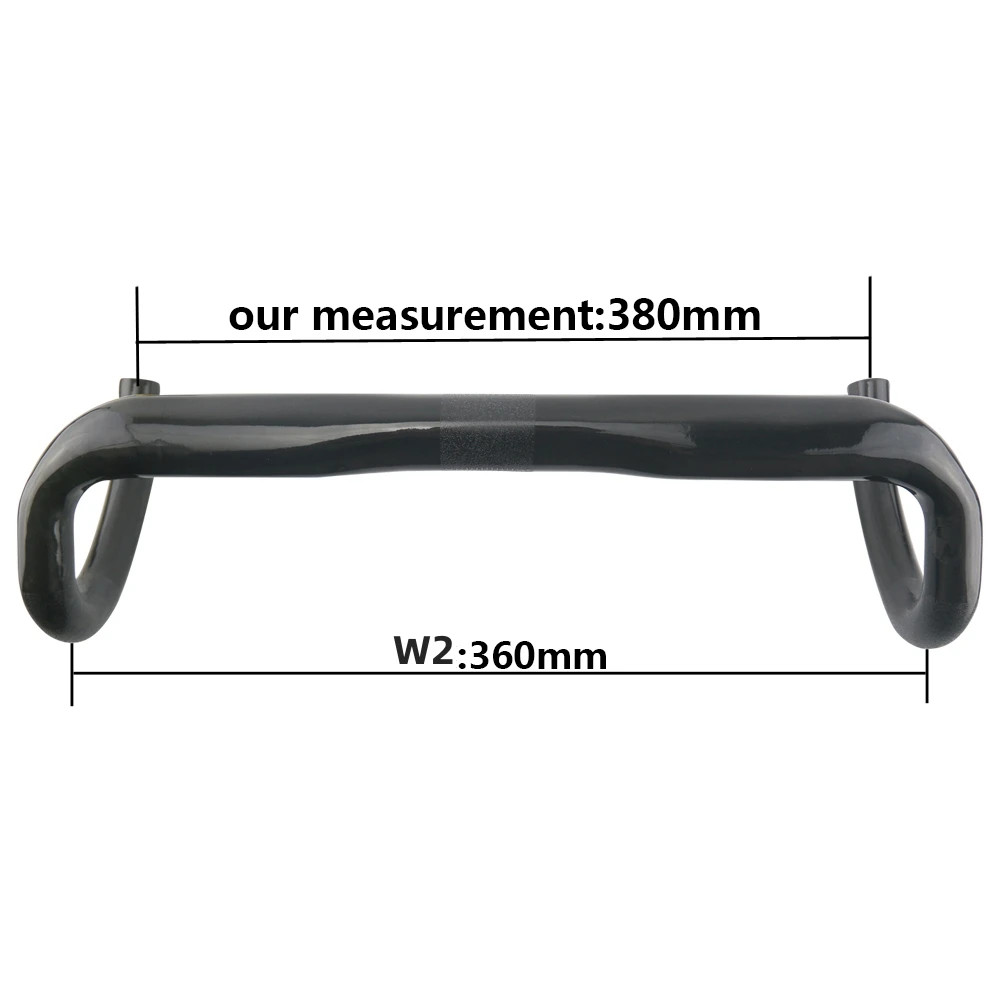 Carbon Road Bike Handlebars 380/400/420/440mm 31.8mm UD Matte/Glossy Drop Bars