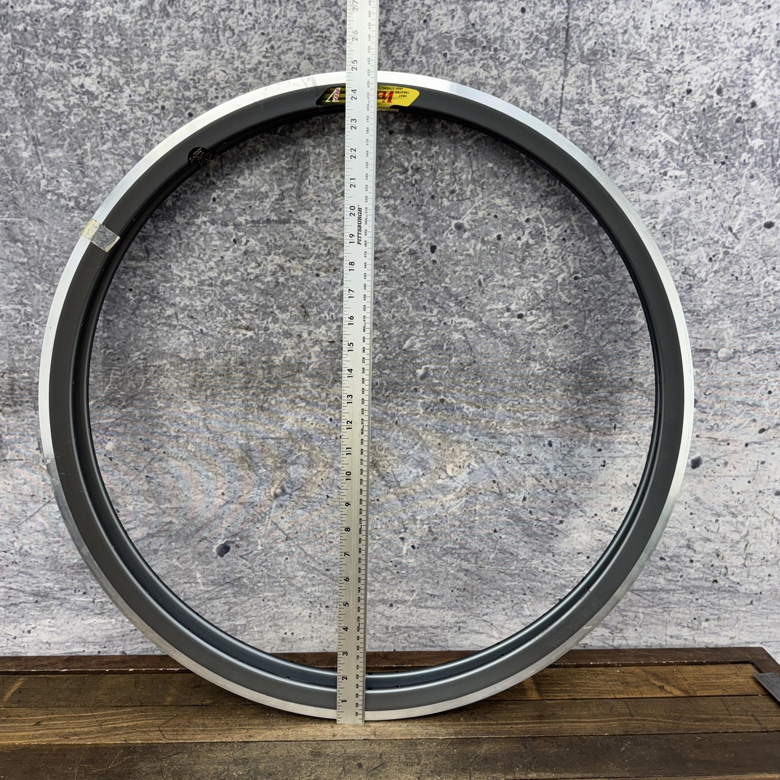 Vintage Velocity Deep V 700c Rim Set 32H Gray NOS Clincher Australia Ding Nicks