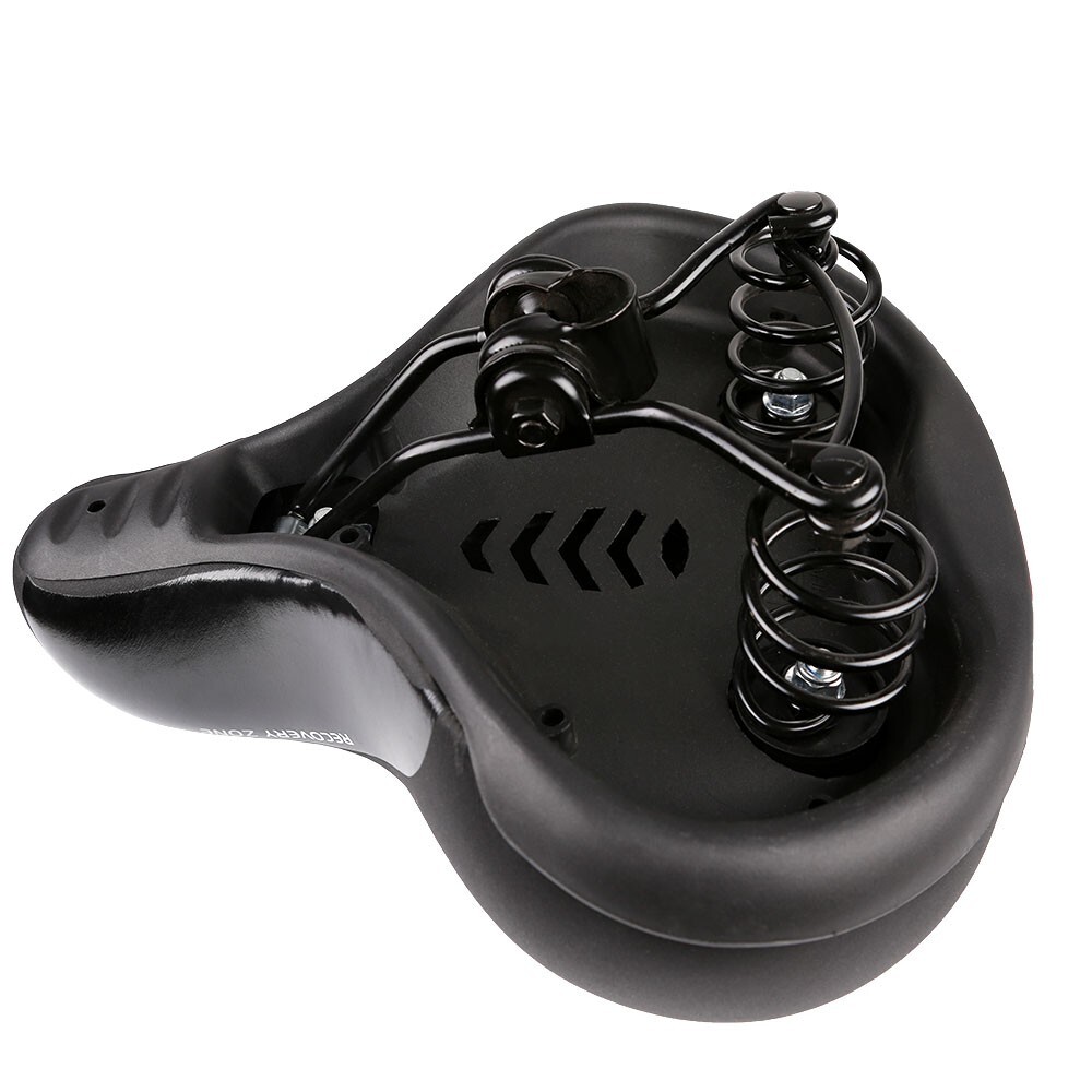 Extra Wide Big Bum Bike Bicycle Saddle Seat Gel Cushion Sporty Soft Comfort Pad
