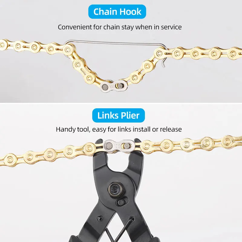 6 Pair Bike Quick Link Chain Connector 1-12 Speed Reusable MTB Road Master Link