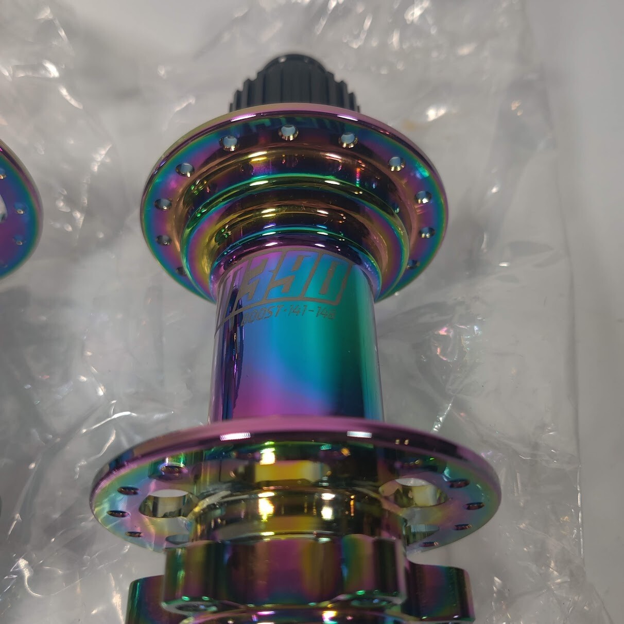 Koozer XM390 32 Hole Boost Hubset (Oil Slick), 12x148mm, MS, 15×110 Through Axle