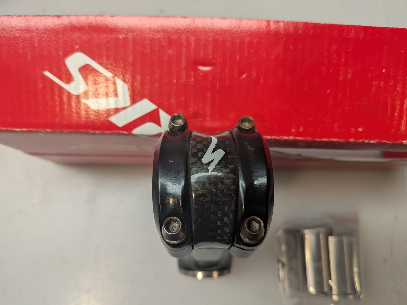 Specialized Comp Multi Stem 100mm 31.8mm +/- 17° w/ 4° 2° 0° Shims, Top Cap