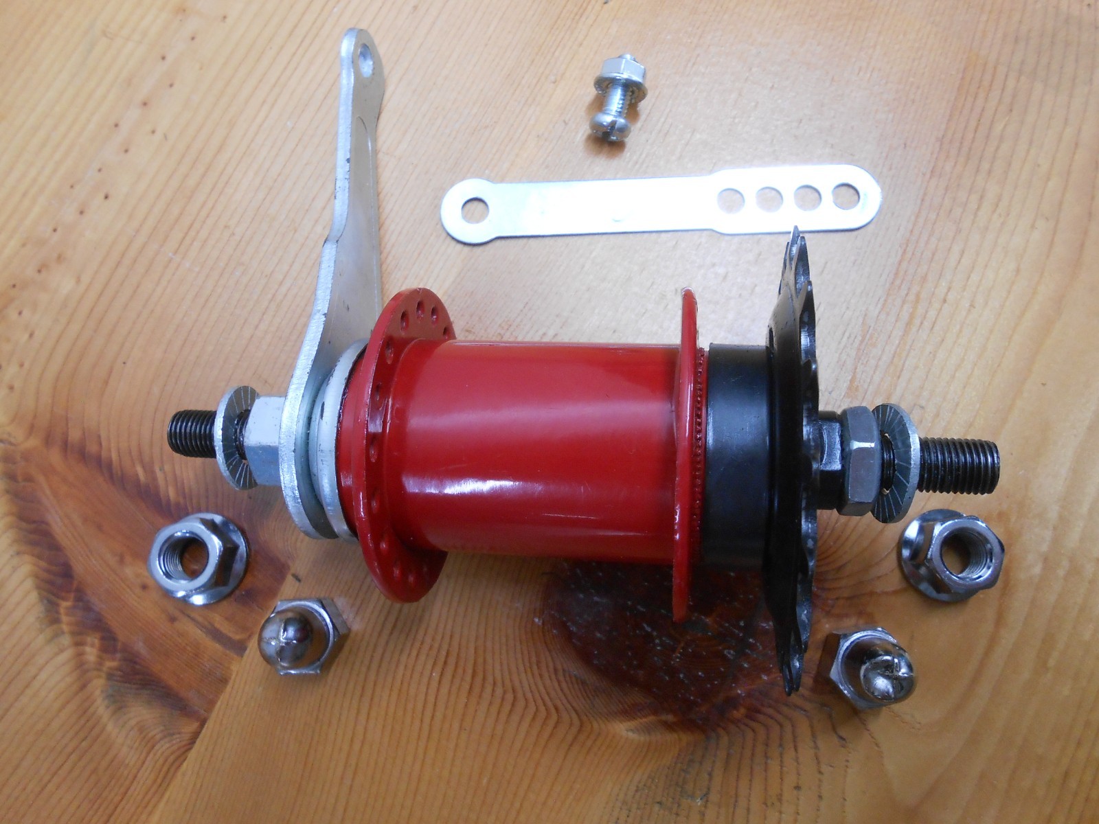 Vintage Falcon Rear SS Bike Hub RED 36H 18T Coaster Cruiser Schwinn 110mmKlunker