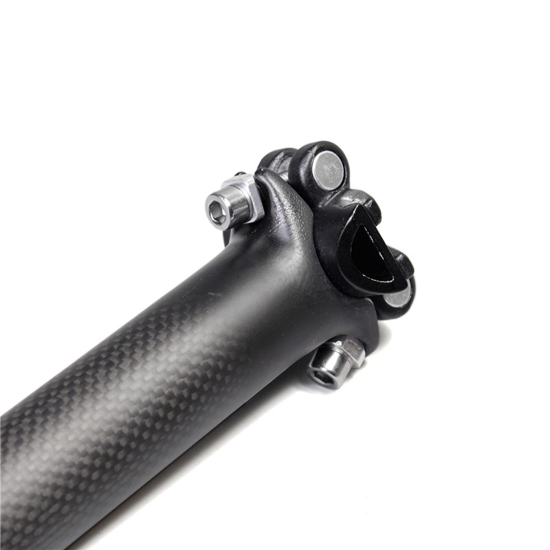TOSEEK Aluminum Carbon Seatpost 25.4/27.2/30.8/31.6mm Mountain Bicycle Seat Post
