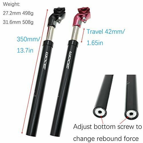Bike Suspension Seatpost Shock Absorber Damper 27.2 30.9 31.6 mm Lightweight
