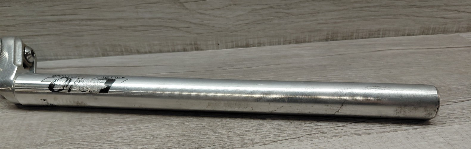 Vintage Kalloy Uno Alloy Advanced Seatpost 26.8 mm Silver 350mm MTB Bike