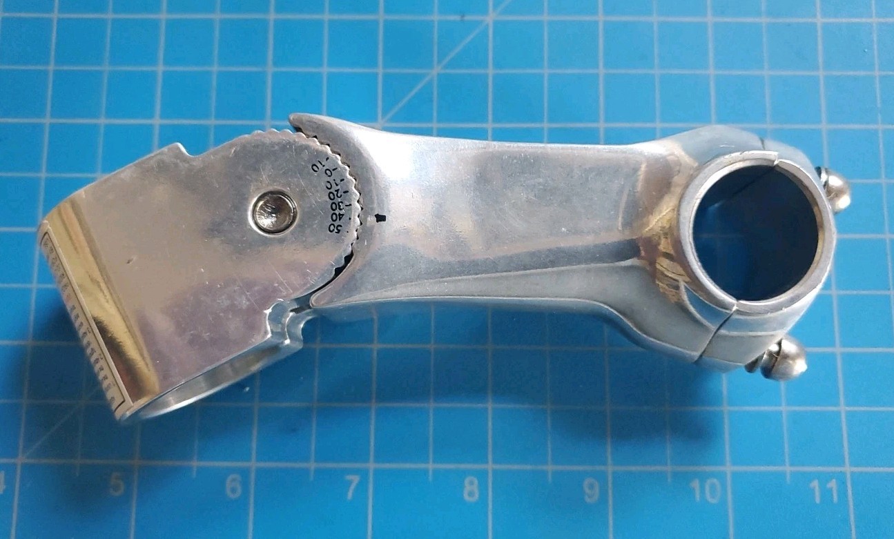 Alloy Adjustable Stem 25.4 x 110mm 0 to 50 degree rise 310 Gr