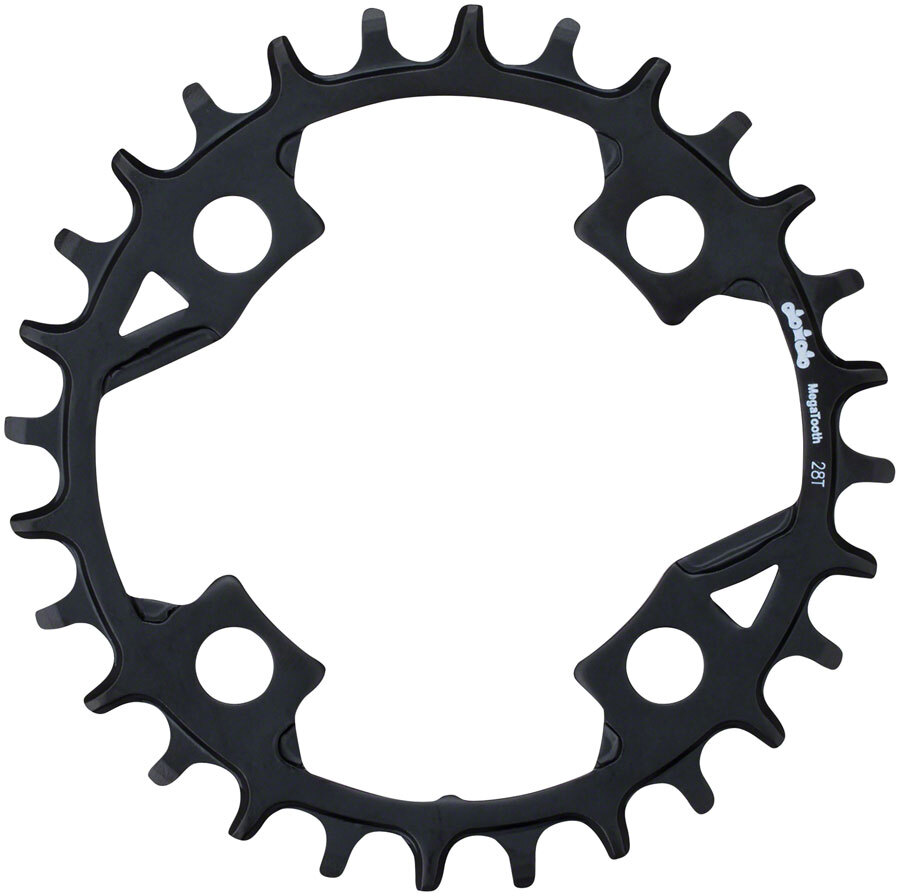 FSA Gamma Pro Mega Tooth Chainring 28t 82 BCD 1×11-Speed Aluminum Black