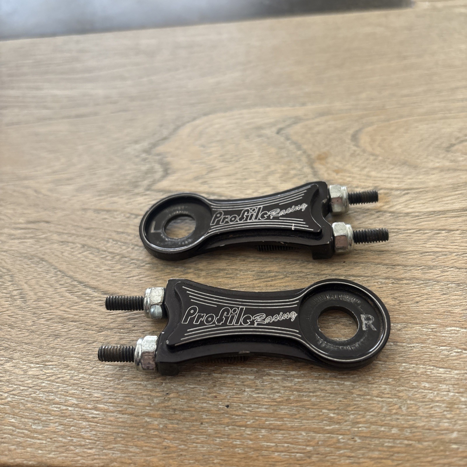 Profile Racing BMX Chain Tensioner Set 3/8″ Axle Black
