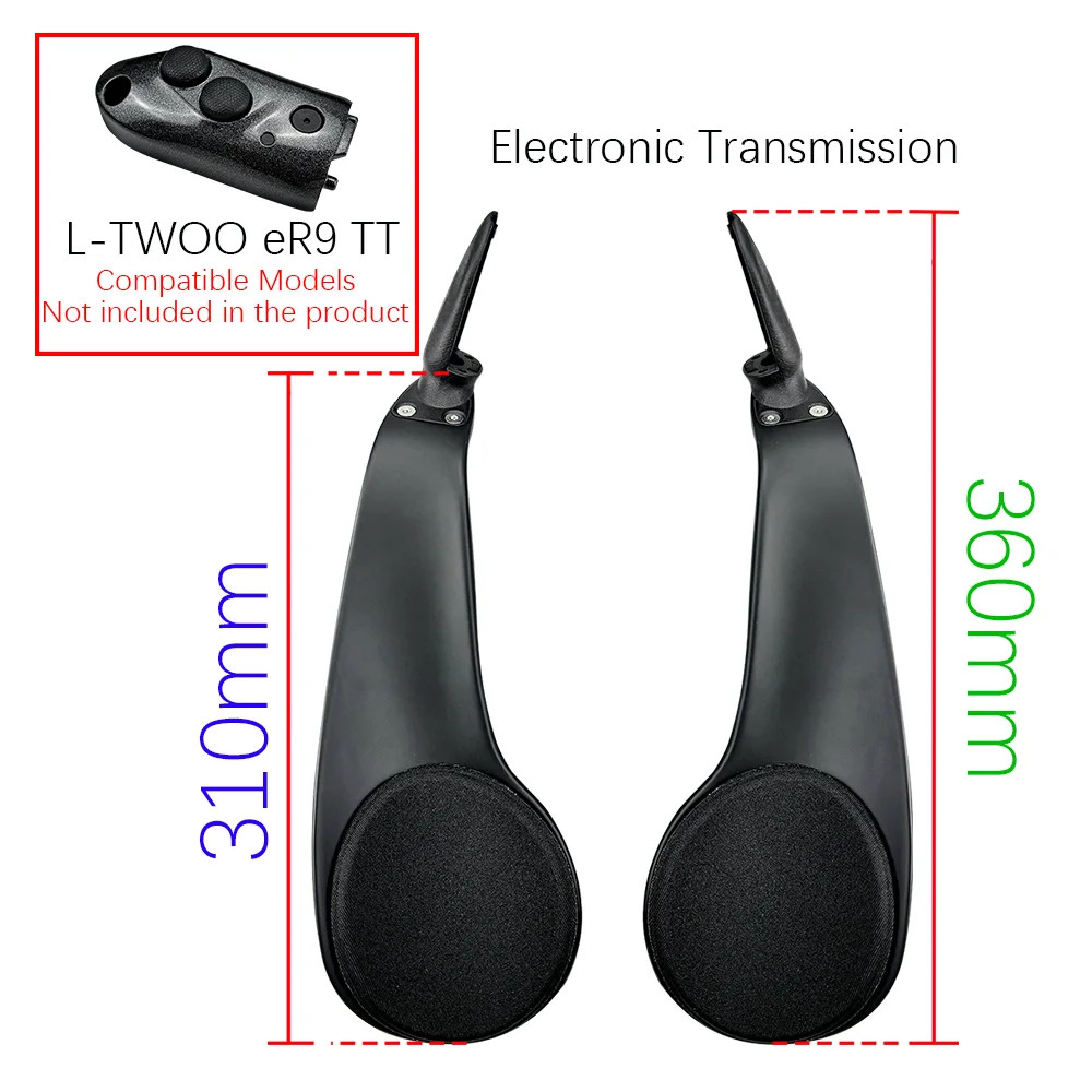 Carbon Fiber Bicycle TT Rest Handle Triathlon Time Trial Wired Transmission